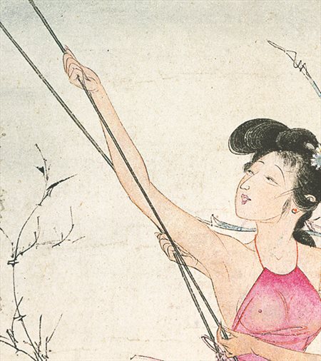 伊吾县-胡也佛的仕女画和最知名的金瓶梅秘戏图